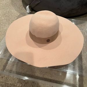 Maison Michel wide brim wool hat